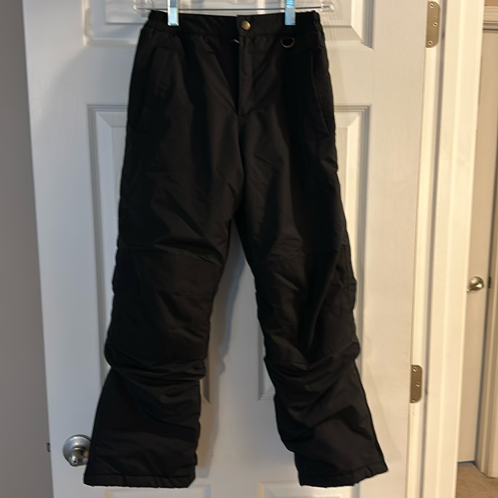 Lands’ End Kids ski/snow pants. Size 12. Black.
